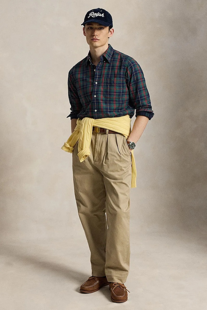 Îmbrăcăminte Polo Ralph Lauren pantaloni de bumbac 710850209 bej