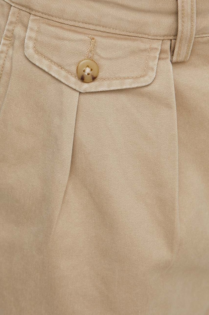 Памучен панталон Polo Ralph Lauren бежов 710850209