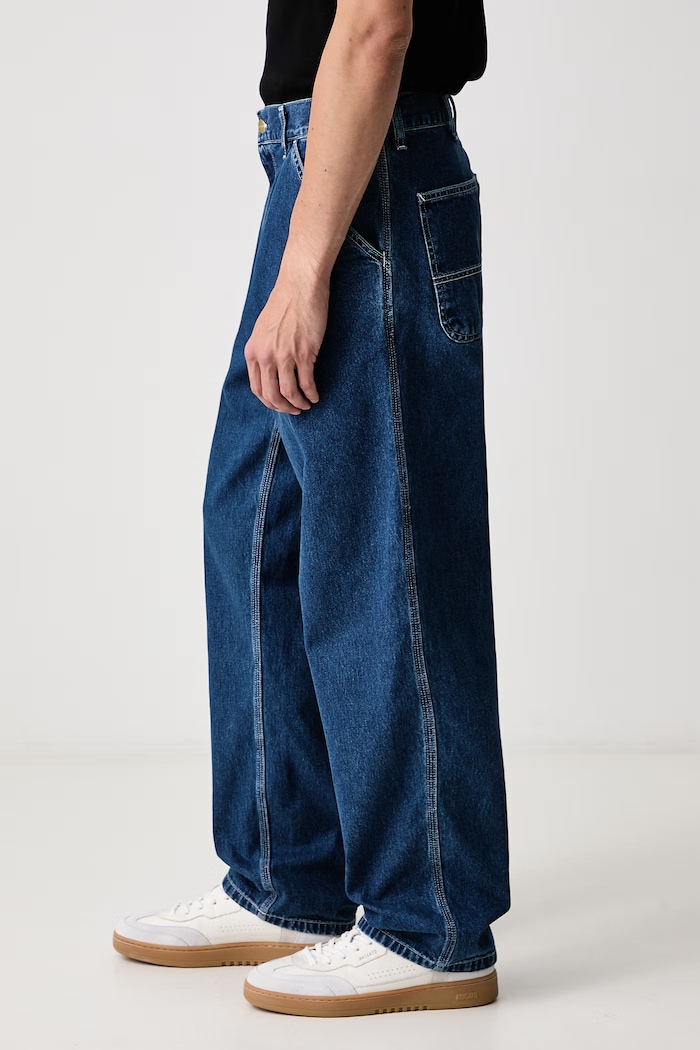 Дънки relaxed fit мъжки Simple Pant Carhartt WIP I022947.106 син