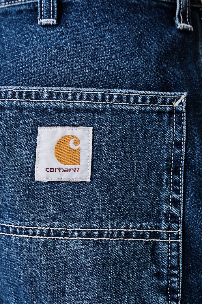 Дънки relaxed fit мъжки Simple Pant Carhartt WIP син I022947.106