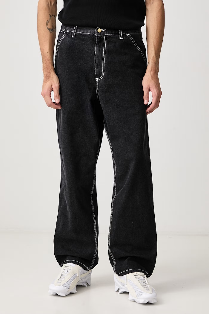 Carhartt WIP Τζιν παντελόνι Carhartt WIP Simple Pant μαύρο I022947.8906