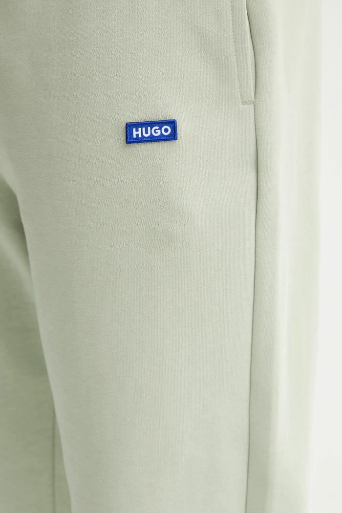HUGO Blue Trenirka moška bombažna Napin zelena 50522372