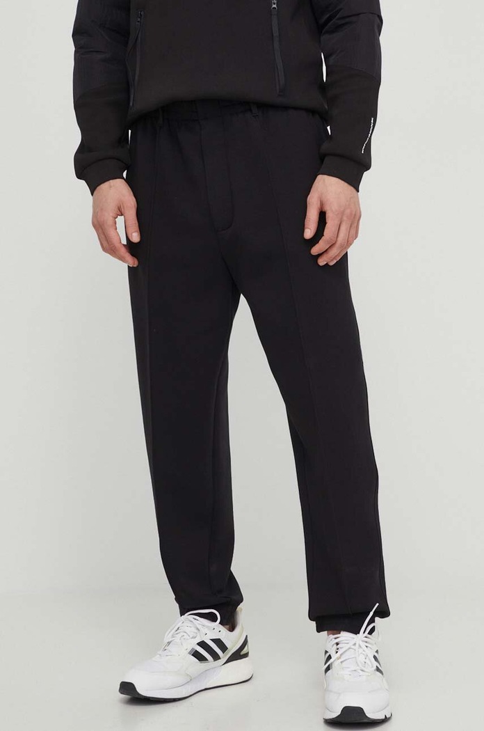 Nohavice Emporio Armani s elastanom čierna 3D1P75.1JHSZ