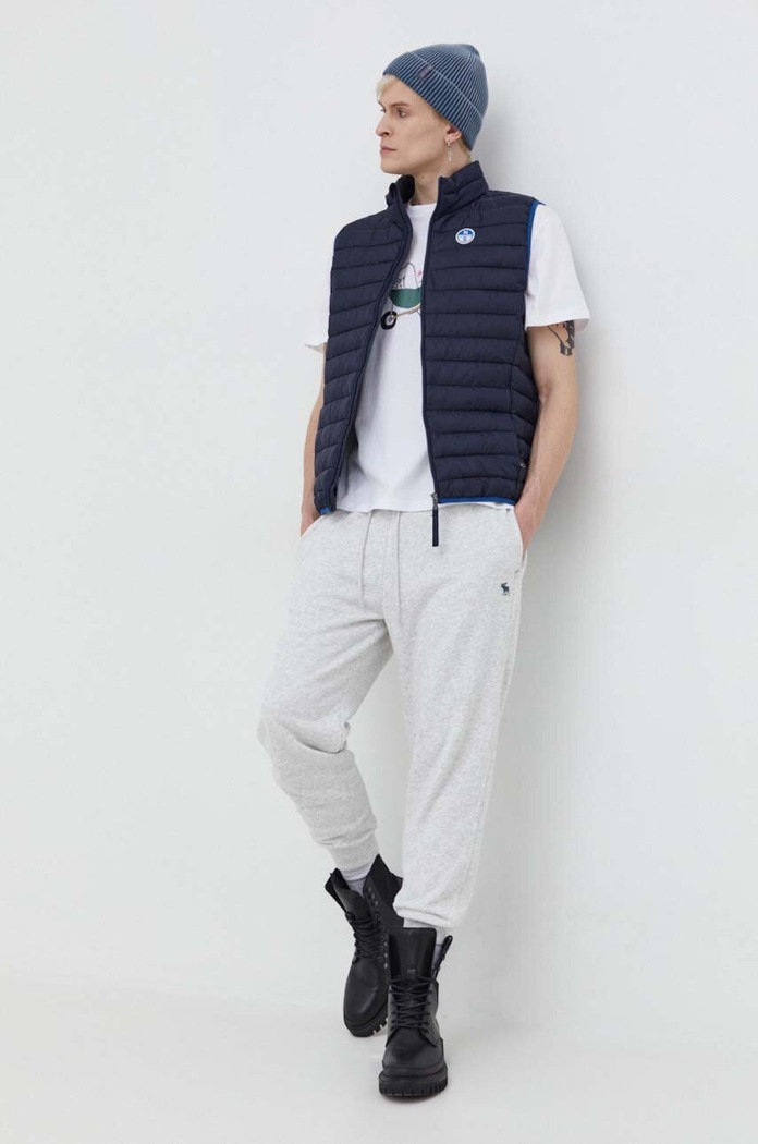 Spodnji del trenirke Abercrombie & Fitch KI134.4023.112 siva SS24
