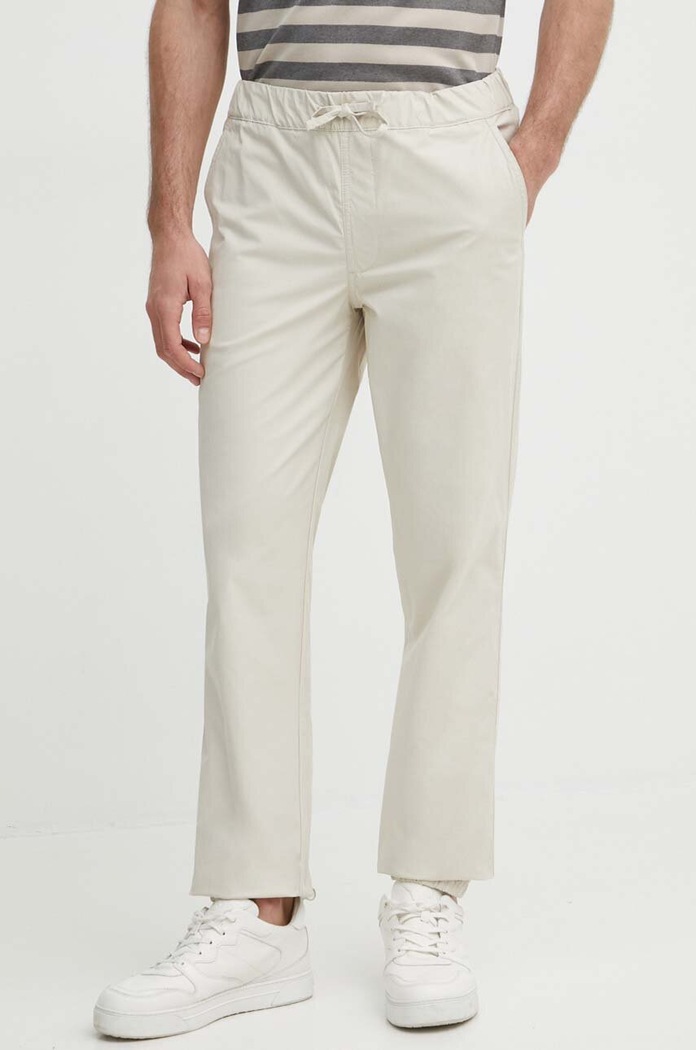 Панталон Pepe Jeans PULL ON CUFFED SMART PANTS еластичен бежов PM211687