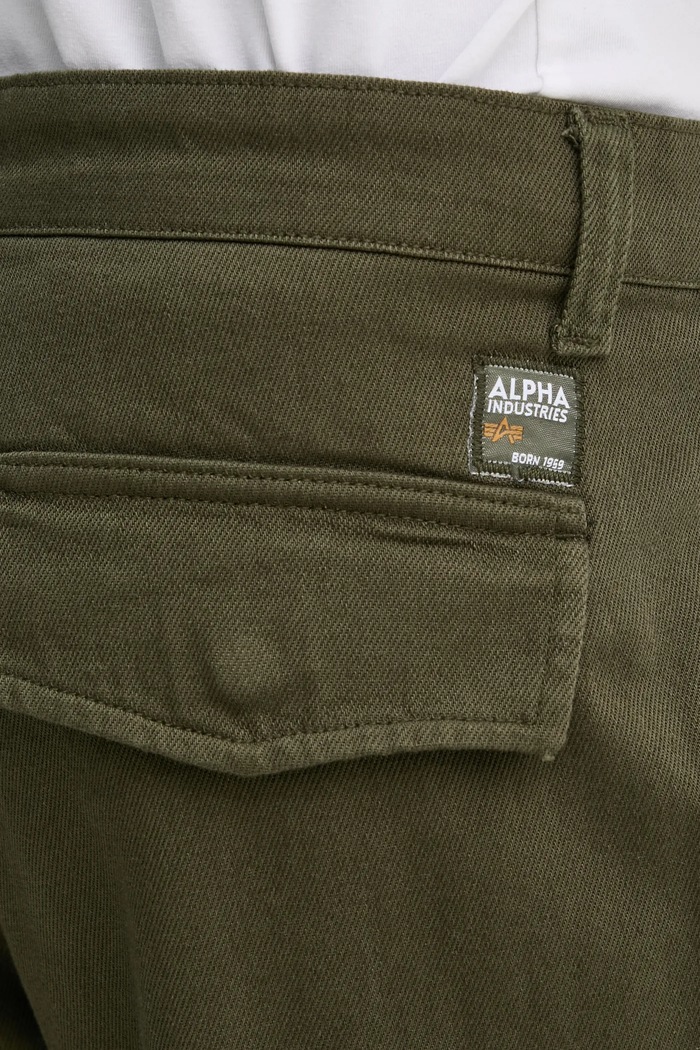Alpha Industries spodnie bawełniane Aircraft zielony 146200.