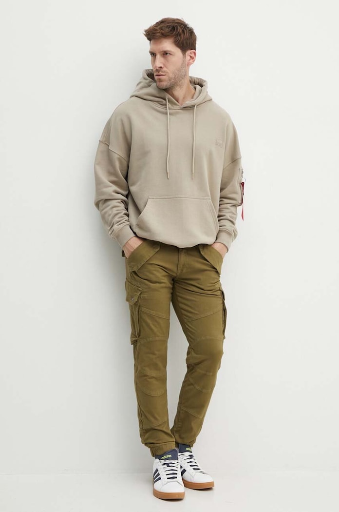 Alpha Industries spodnie Combat Pant LW 126215 zielony SS26