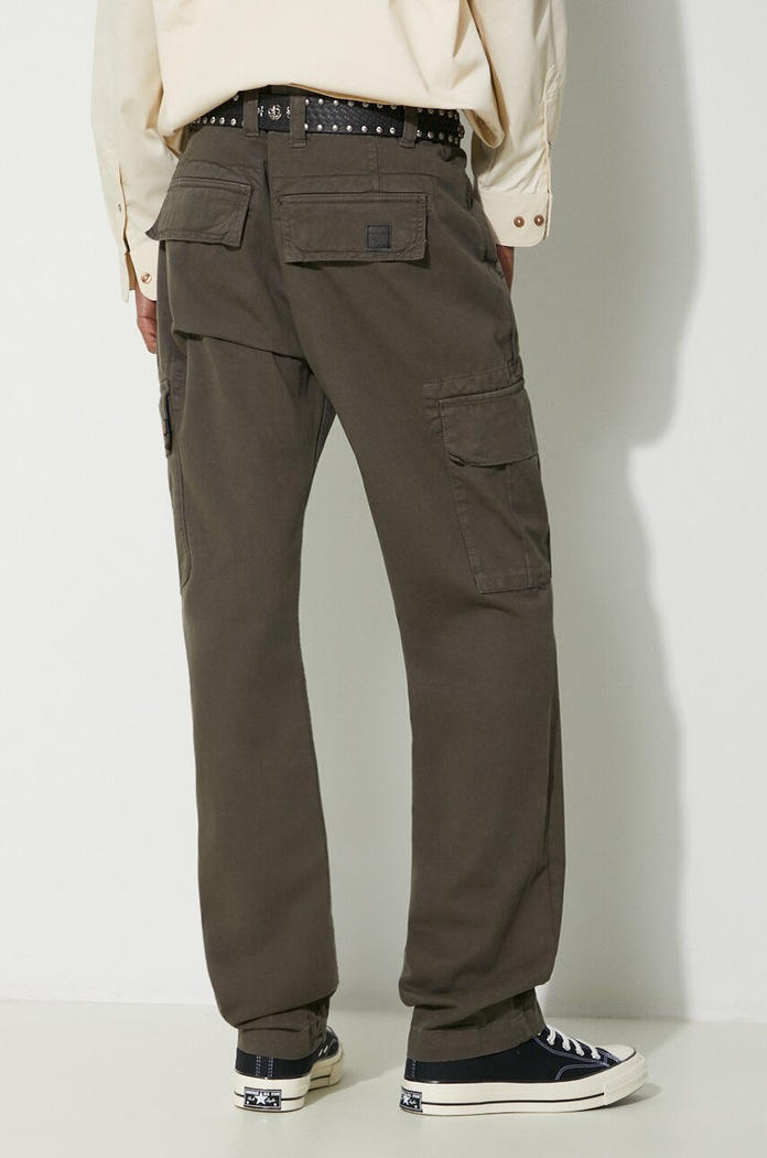 Ρούχα Βαμβακερό παντελόνι Alpha Industries Agent Pant 158205 πράσινο