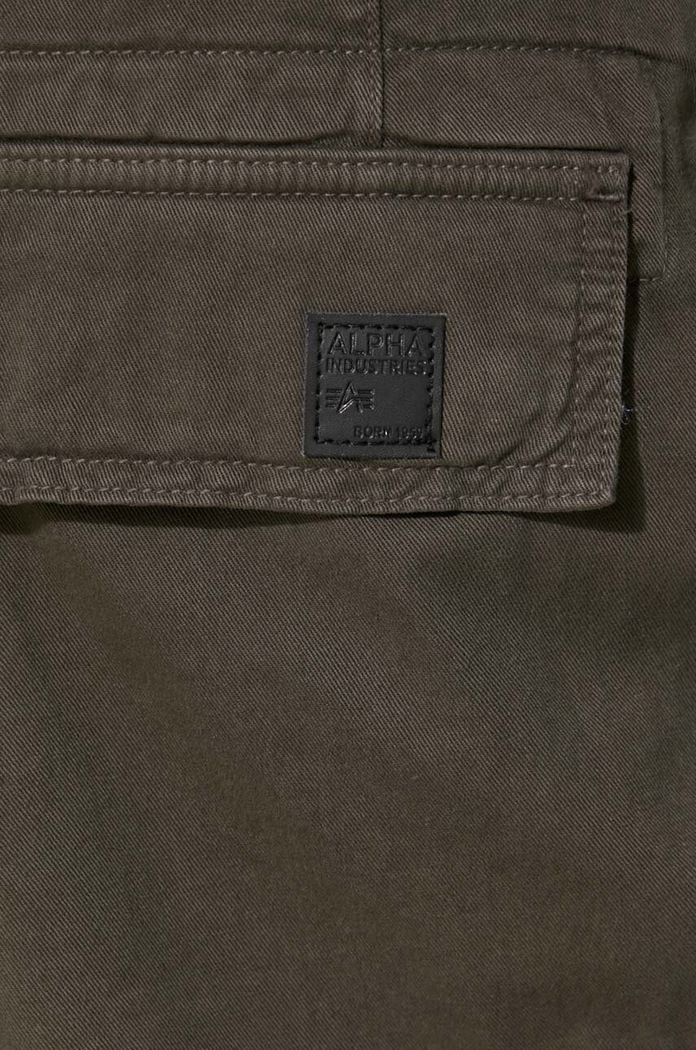 Βαμβακερό παντελόνι Alpha Industries Agent Pant πράσινο 158205
