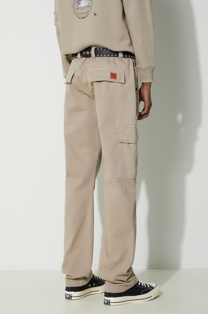 Odzież Alpha Industries spodnie bawełniane Agent Pant 158205 beżowy