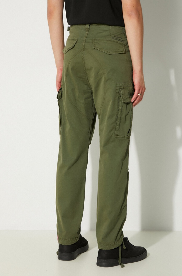 Alpha Industries trousers Squad Pant 188202 green SS25