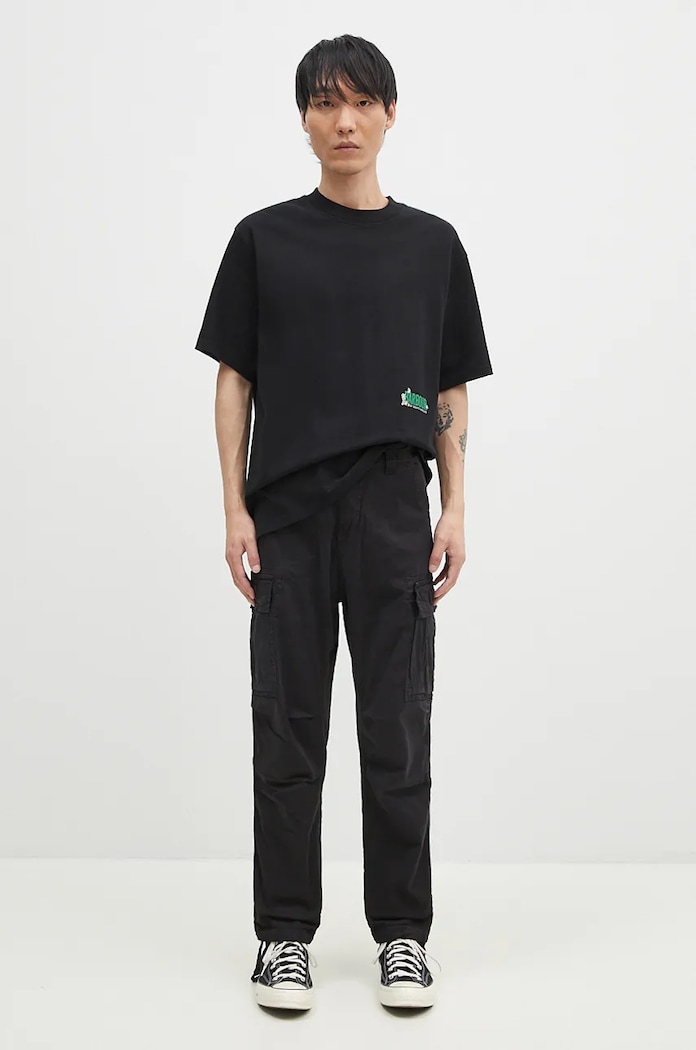 Alpha Industries spodnie cargo męskie bawełniane z elastanem Squad Pant 188202