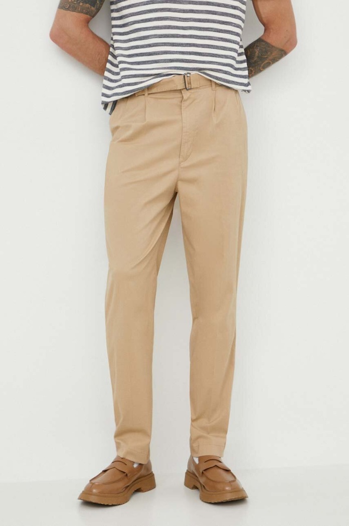 Nohavice Michael Kors CS4301BDR2 béžová SS24