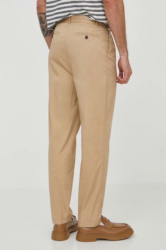 Oblečenie Nohavice Michael Kors CS4301BDR2 béžová