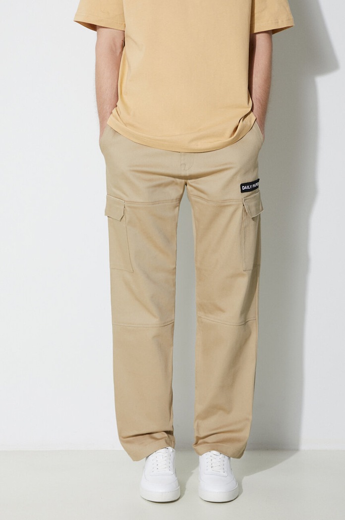 Daily Paper trousers Ecargo with elastane beige 2312032