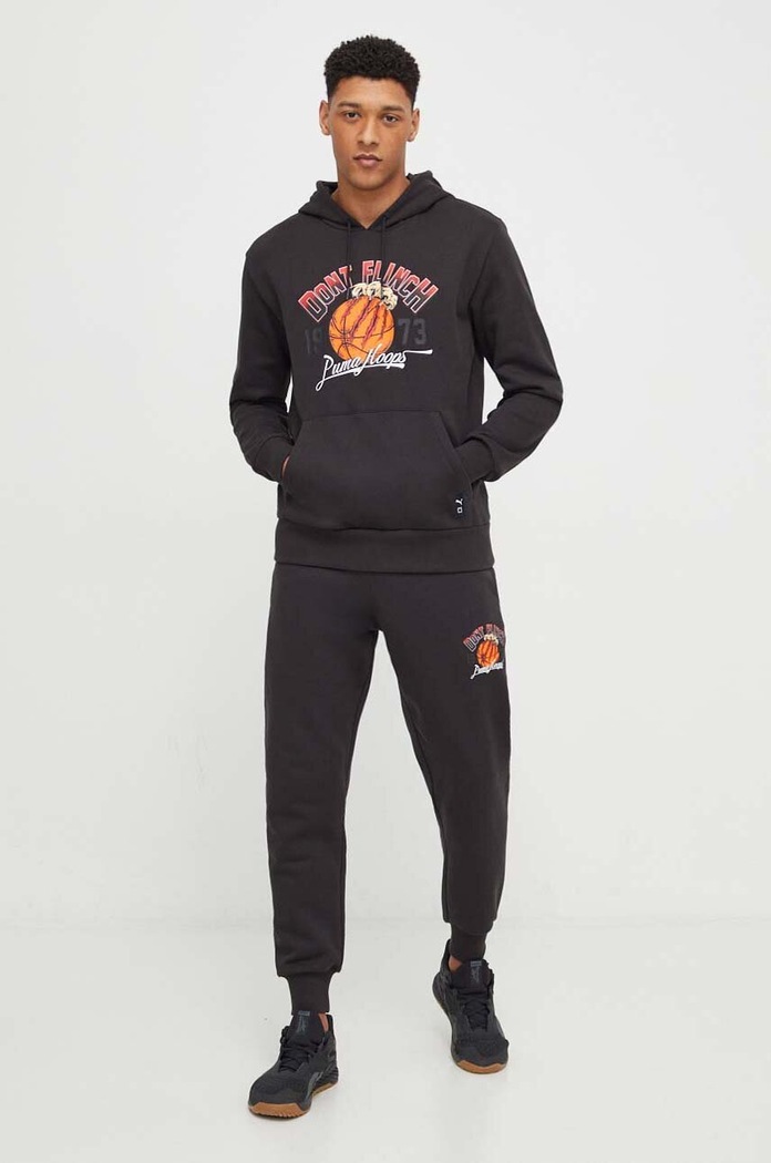 Παντελόνι φόρμας Puma 624813 μαύρο SS24