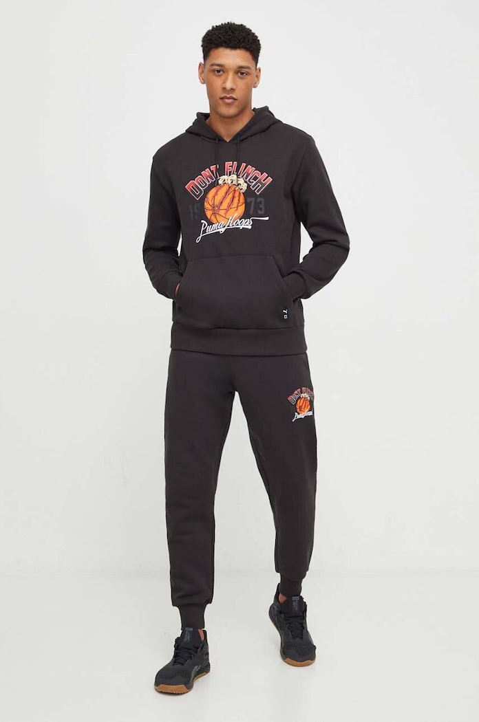 Παντελόνι φόρμας Puma 624813 μαύρο SS24