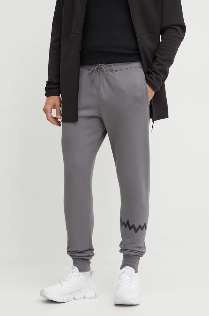 Tepláky Puma Hoops pletenina šedá 676649