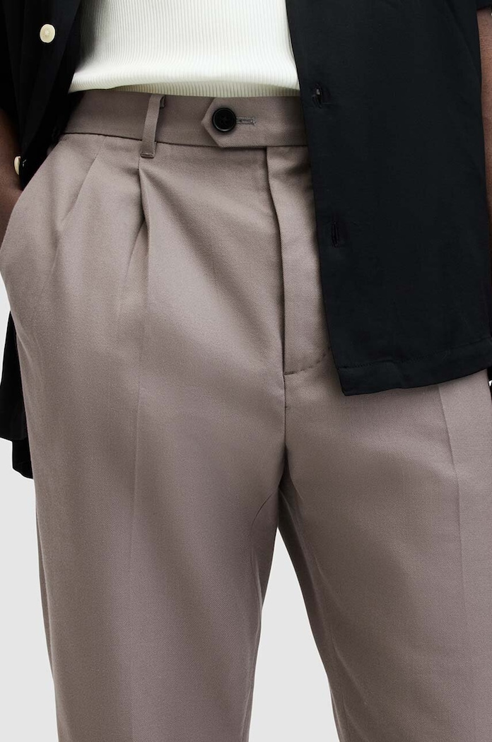 Παντελόνι AllSaints TALLIS MM070Y μπεζ SS24