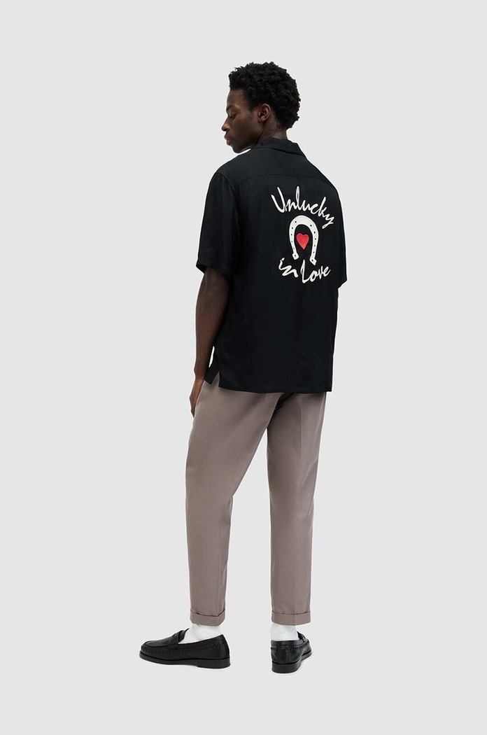 Παντελόνι AllSaints TALLIS MM070Y μπεζ