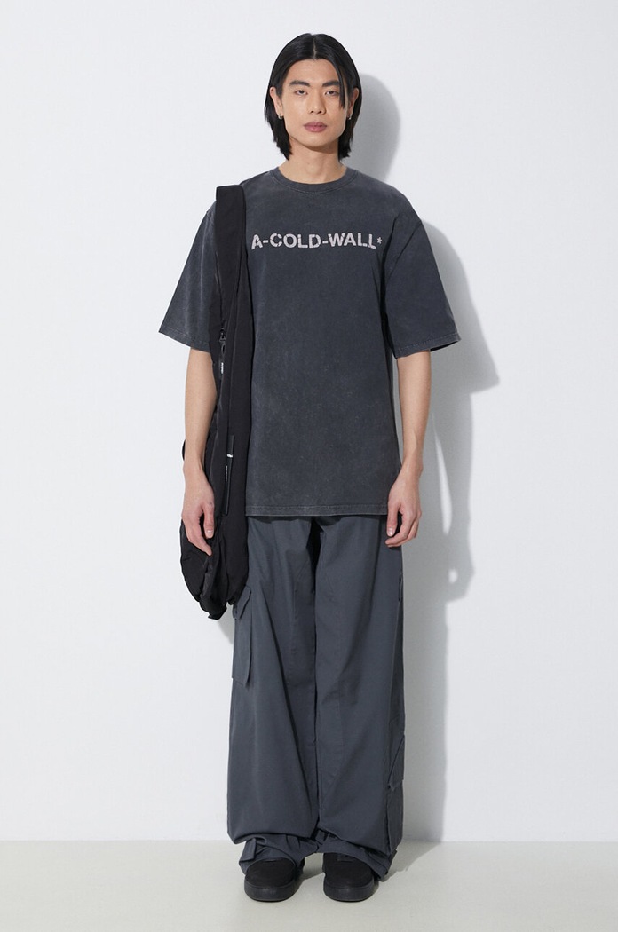 A-COLD-WALL* pantaloni Overlay Cargo Pant ACWMB276 grigio SS24