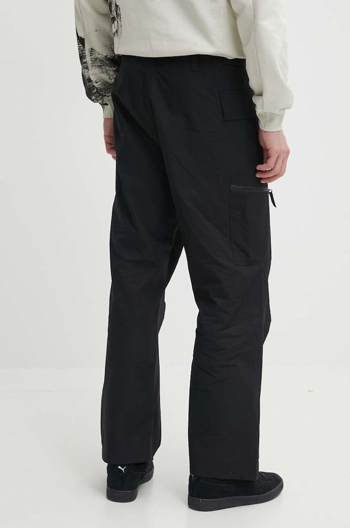 Îmbrăcăminte A-COLD-WALL* pantaloni de bumbac Static Zip Pant ACWMB278C negru