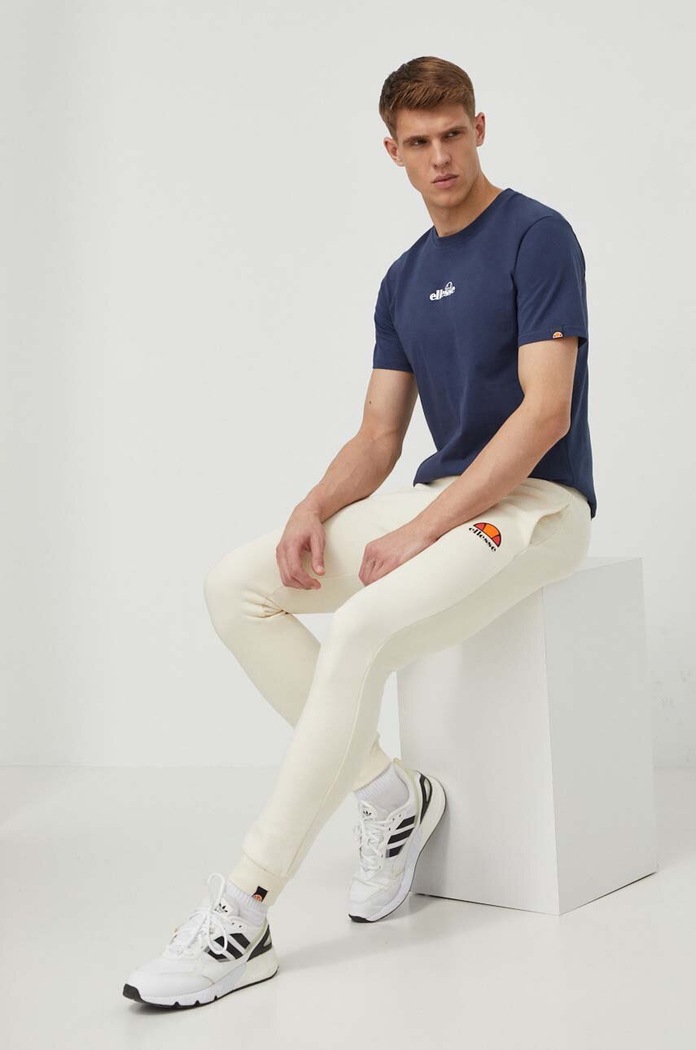 Παντελόνι φόρμας Ellesse Ovest Jog Pant SHV01763 μπεζ SS24