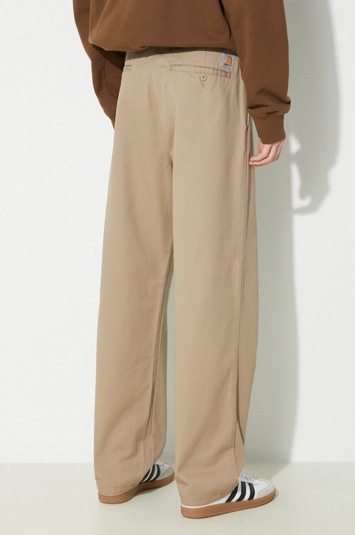 Clothing Carhartt WIP trousers Calder Pant I030473.8Y02 beige