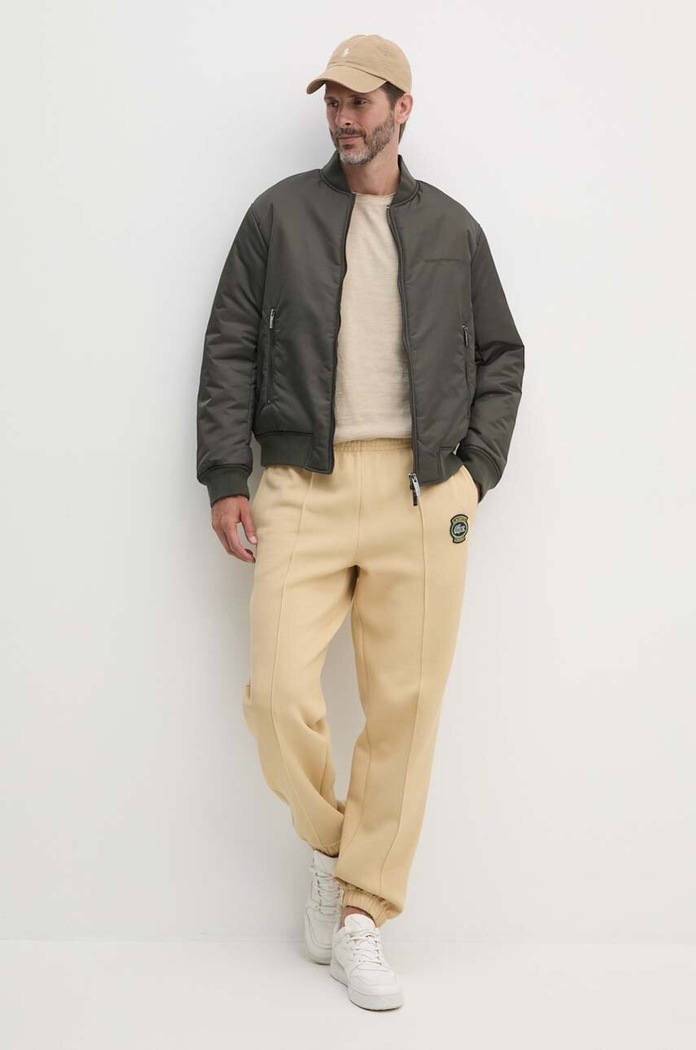 Lacoste pantaloni de trening XH7441 bej AW24