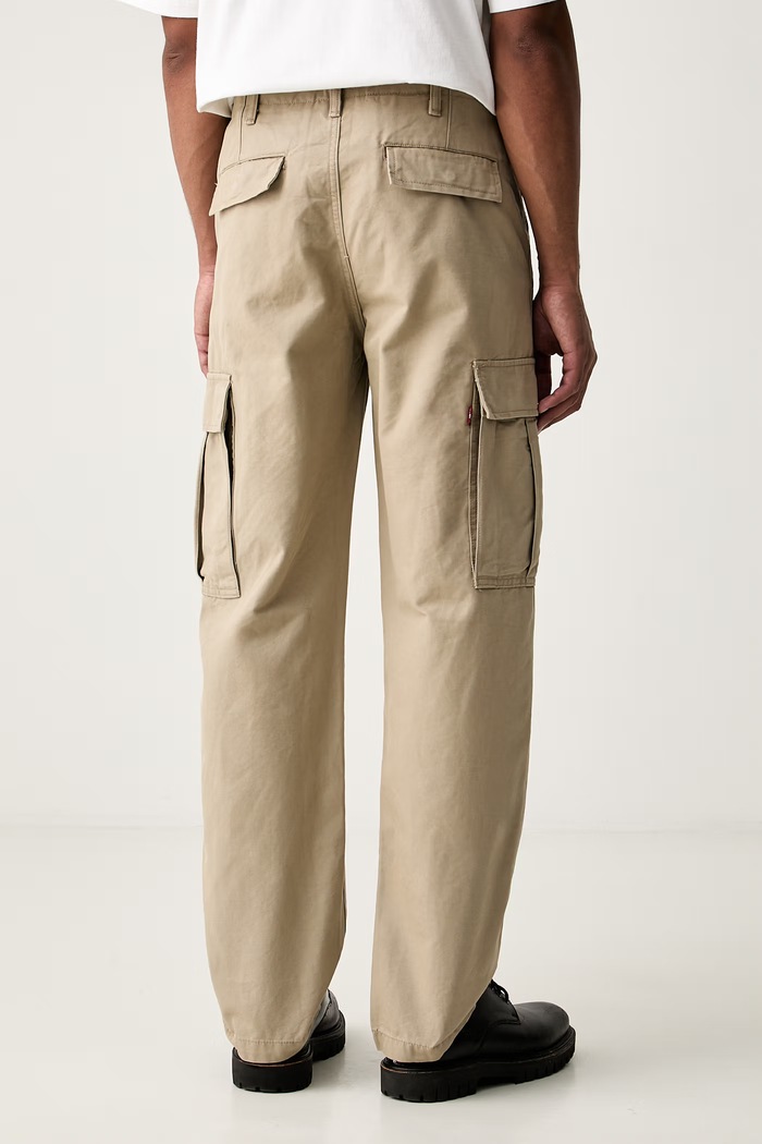 Odzież Levi's spodnie cargo męskie bawełniane XX CARGO STRAIGHT A7364 beżowy