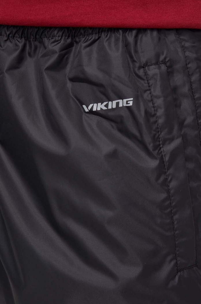 Viking spodnie przeciwdeszczowe Rainier Full Zip czarny 900.25.9091