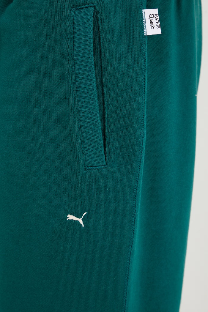 Puma trenirka moška bombažna MMQ Sweatpants turkizna 624007