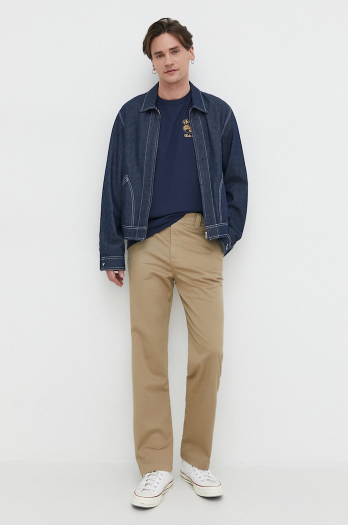 Παντελόνι Hollister Co. KI330.4011.475 μπεζ SS24