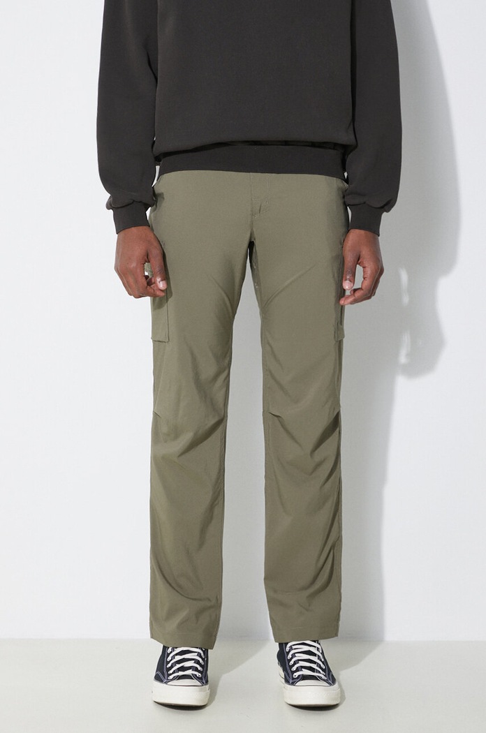 Outdoorové kalhoty Columbia Silver Ridge Utility látka zelená 2012952