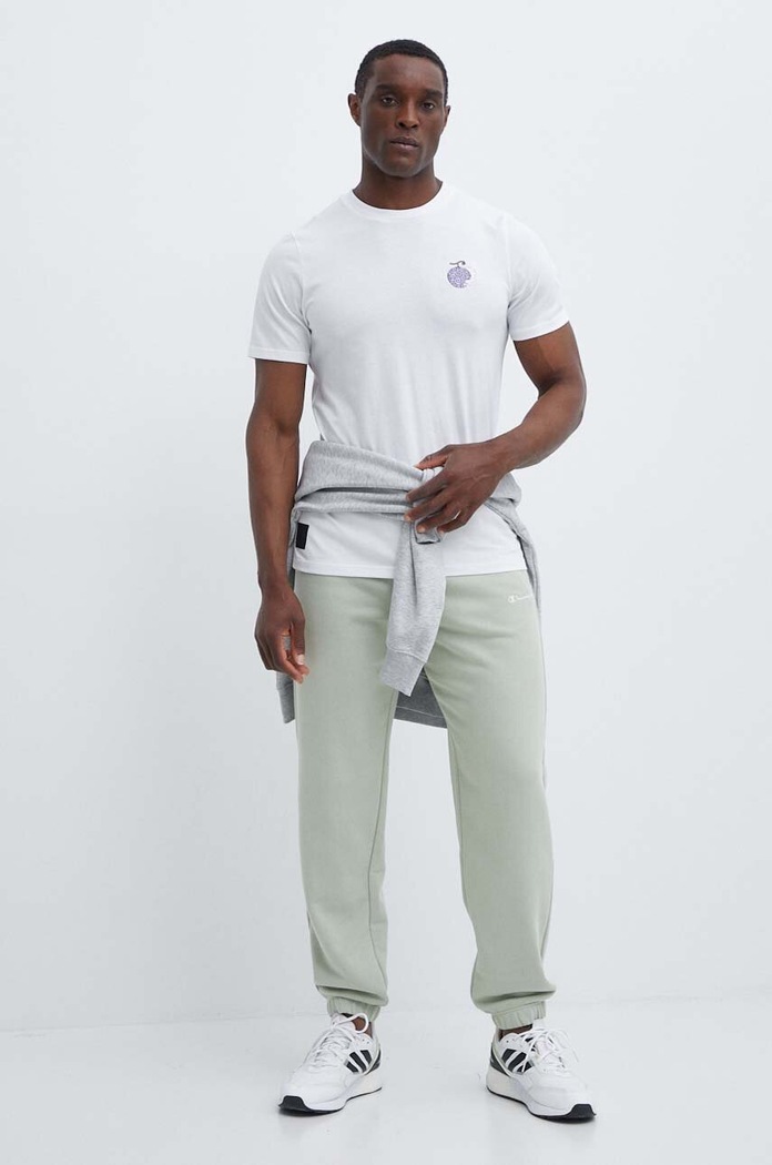 Champion Pantaloni de trening E20001 verde SS24