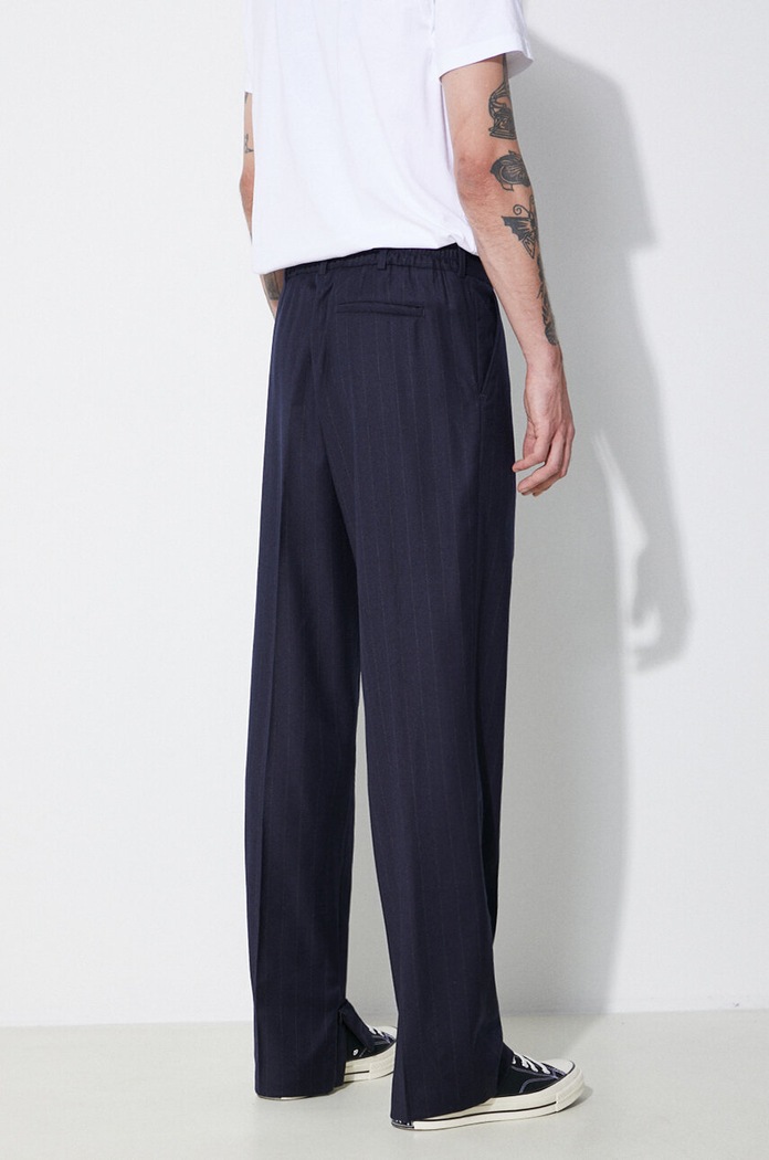 Одежда Шерстяные брюки 424 Straight Leg Pants FF4SMT10BP.TR351.560 тёмно-синий