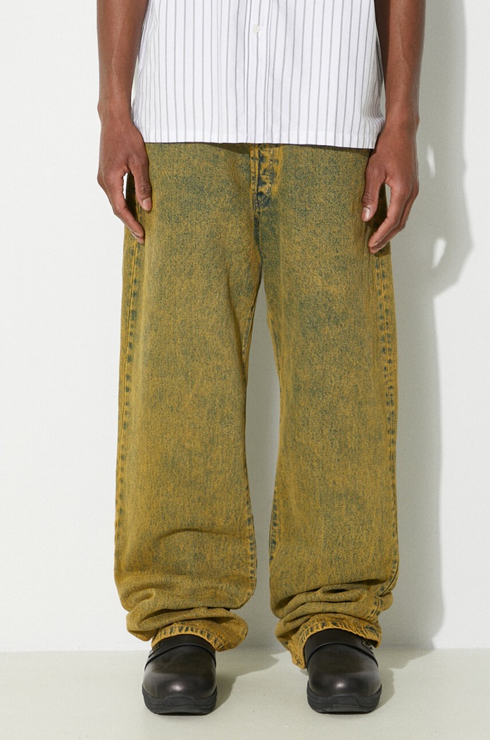 Aries jeans Acid Wash Batten Jean yellow SUAR31313