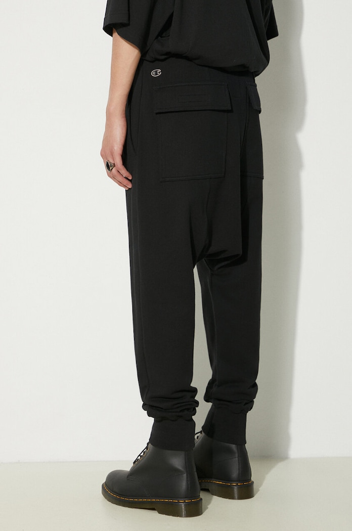Clothing Rick Owens trousers x Champion Prisoner Drawstring CM01D9245 black