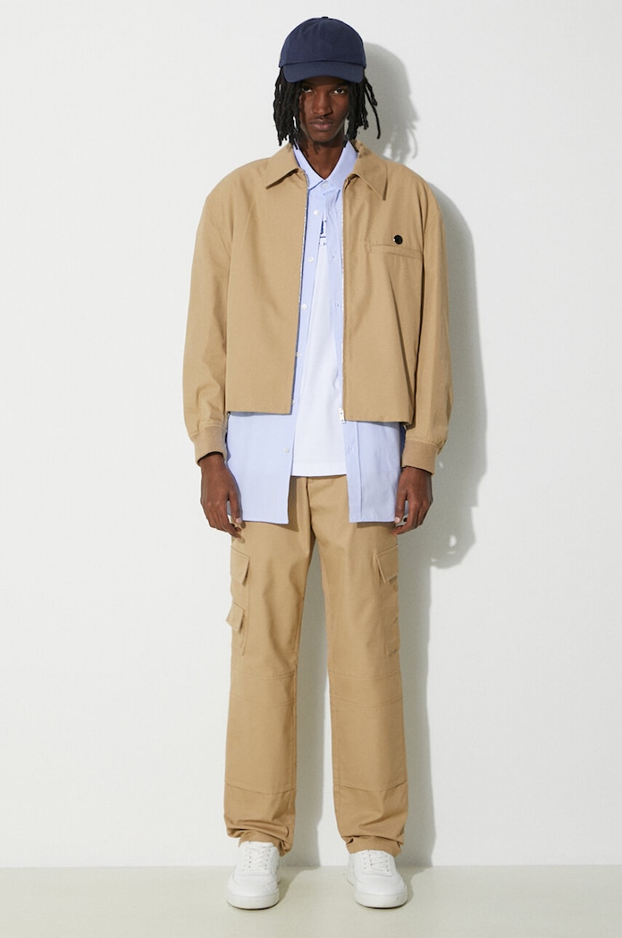 AMBUSH cotton trousers Slim Cargo Pants Tree BMCF001S24FAB0016262 brown SS24