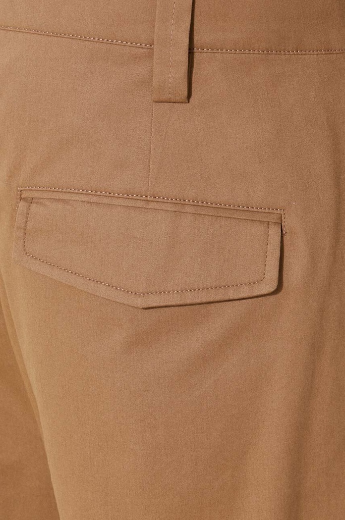A.P.C. spodnie bawełniane COGXS.H08428.CAB brązowy