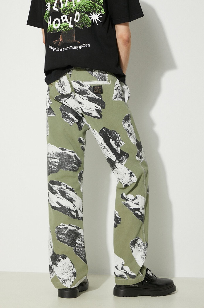 Ρούχα Βαμβακερό παντελόνι Market Talus Work Pants 388001157 πράσινο