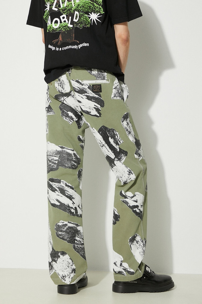 Ρούχα Βαμβακερό παντελόνι Market Talus Work Pants 388001157 πράσινο