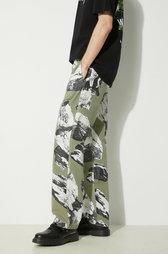 Βαμβακερό παντελόνι Market Talus Work Pants πράσινο 388001157