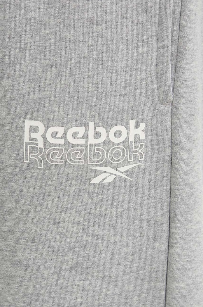 Reebok spodnie dresowe Brand Proud szary 100075614