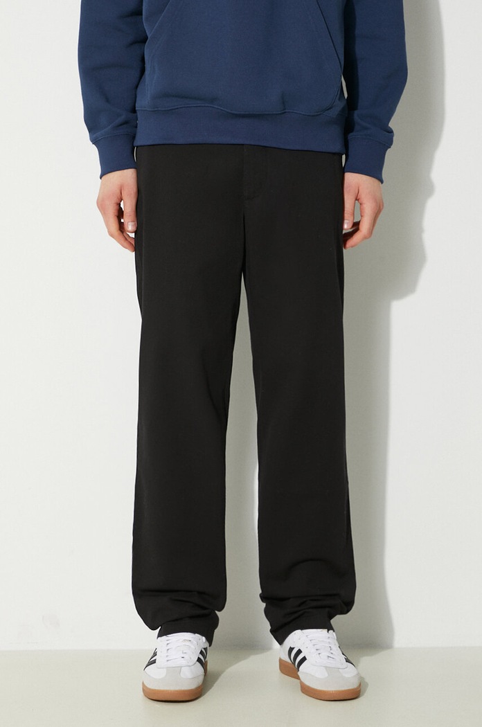 Παντελόνι Norse Projects Aros Regular Organic με ελαστάν μαύρο N25.0368.9999