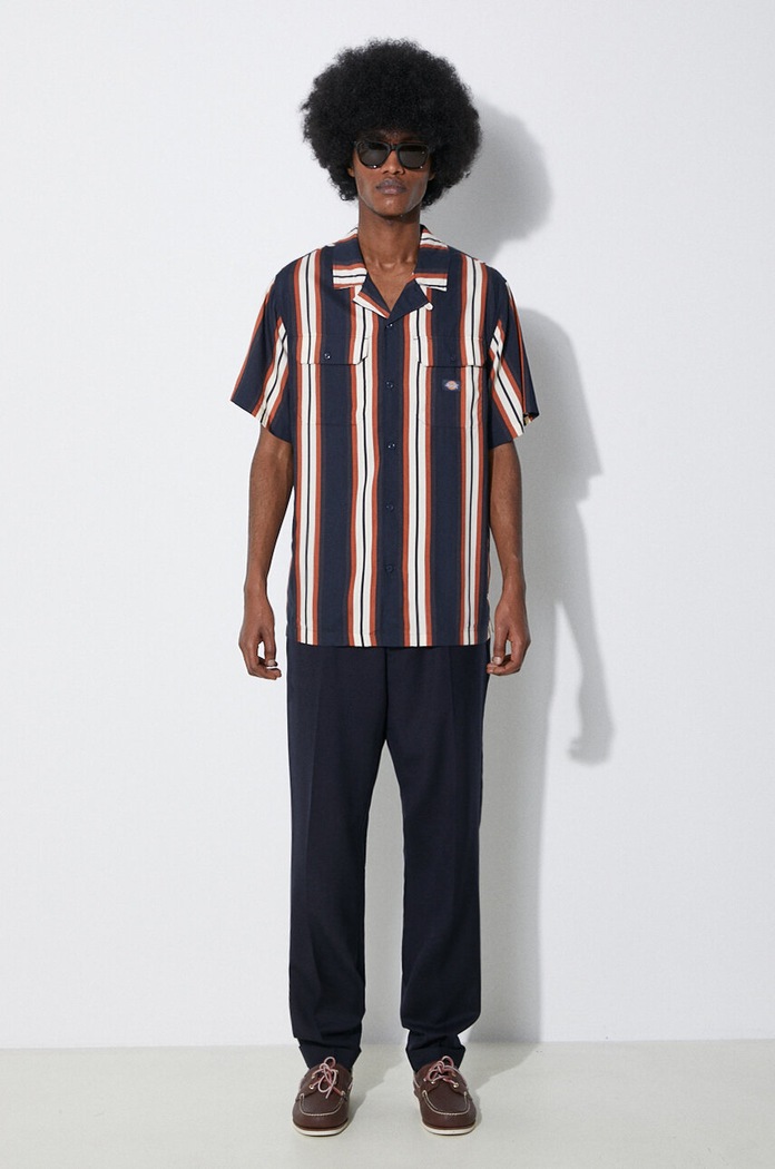 Paul Smith gyapjú nadrág M1R.921T.G00001 sötétkék AW24