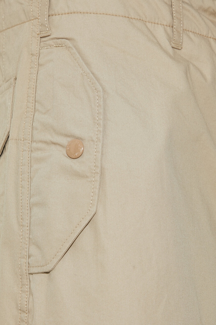 Βαμβακερό παντελόνι Engineered Garments Over Pant OR343.ZT154 μπεζ