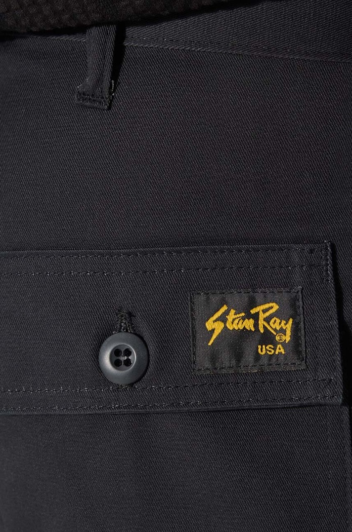 Bavlněné kalhoty Stan Ray 1100 Og Loose Fatigue 1108 černá