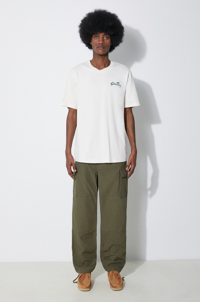 Bombažne hlače Stan Ray Cargo Pant CE2404263 zelena SS24
