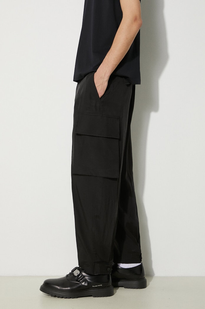 Παντελόνι Neil Barrett Fireman Loose Cargo Trousers cargo μαύρο MY30077B.Y032.001N